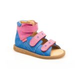 Sandale ortopedice medicinale pentru copii cu scai AURELKA culoare roz