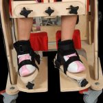 Suporturi treidimensiuni pentru picioare pentru scaun terapeutic ZEBRA pentru copii cu dizabilități