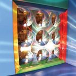 Jucărie pentru mediu multisenzorial Oglindă cu bule