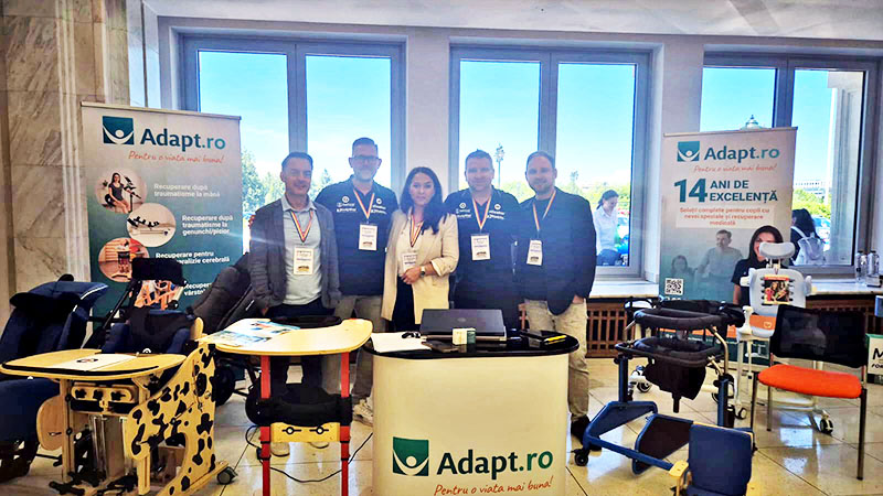 Echipa Adapt RO la Congresului Național Aniversar de Medicină Fizică, Recuperare și Balneoclimatologie