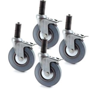 Roți pat MLMT Basic – Set 4 bucăți, mobilitate și stabilitate