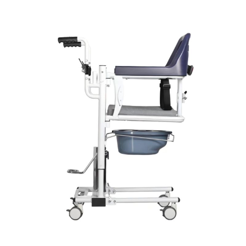 Scaun hidraulic de transfer MLMT LW6204, multifuncțional, cu vas toaletă