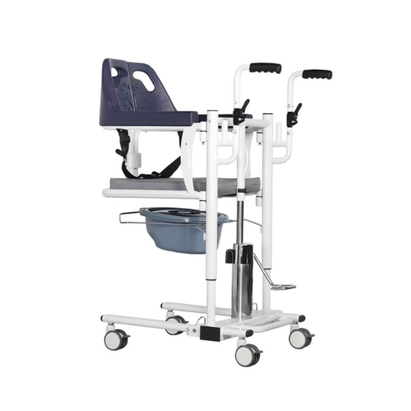 Scaun hidraulic de transfer MLMT LW6204, multifuncțional, cu vas toaletă