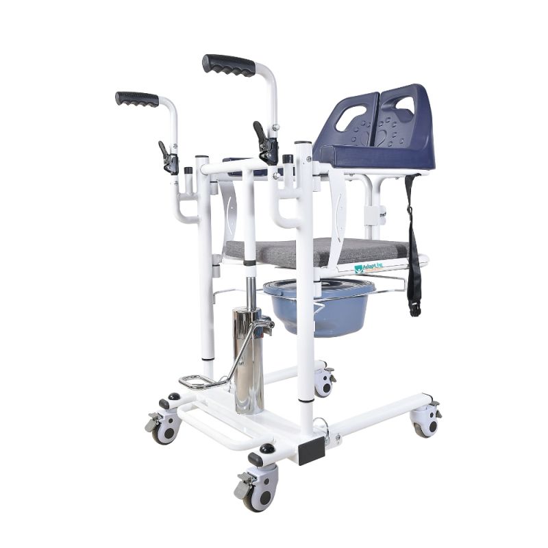 Scaun hidraulic de transfer MLMT LW6204, multifuncțional, cu vas toaletă