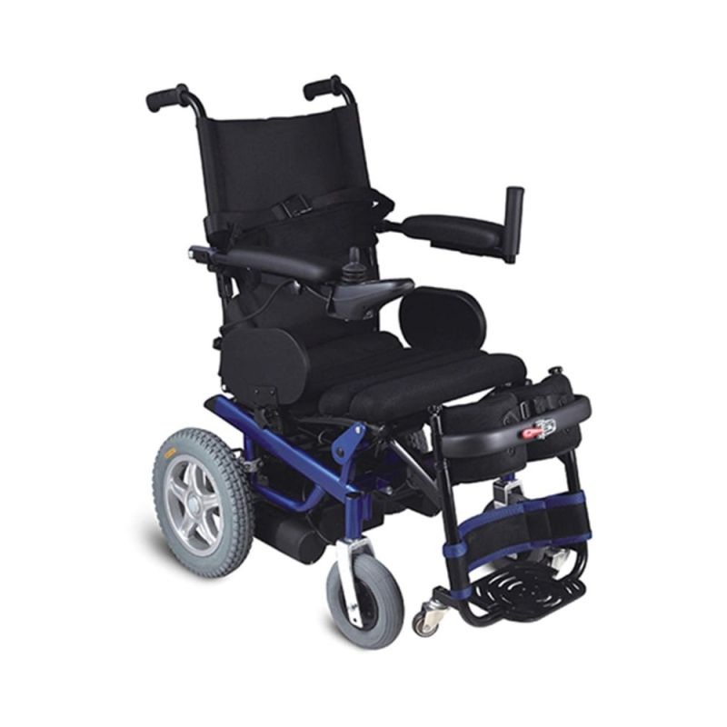 Scaun cu rotile electric Foshan KY139, verticalizabil, din oțel