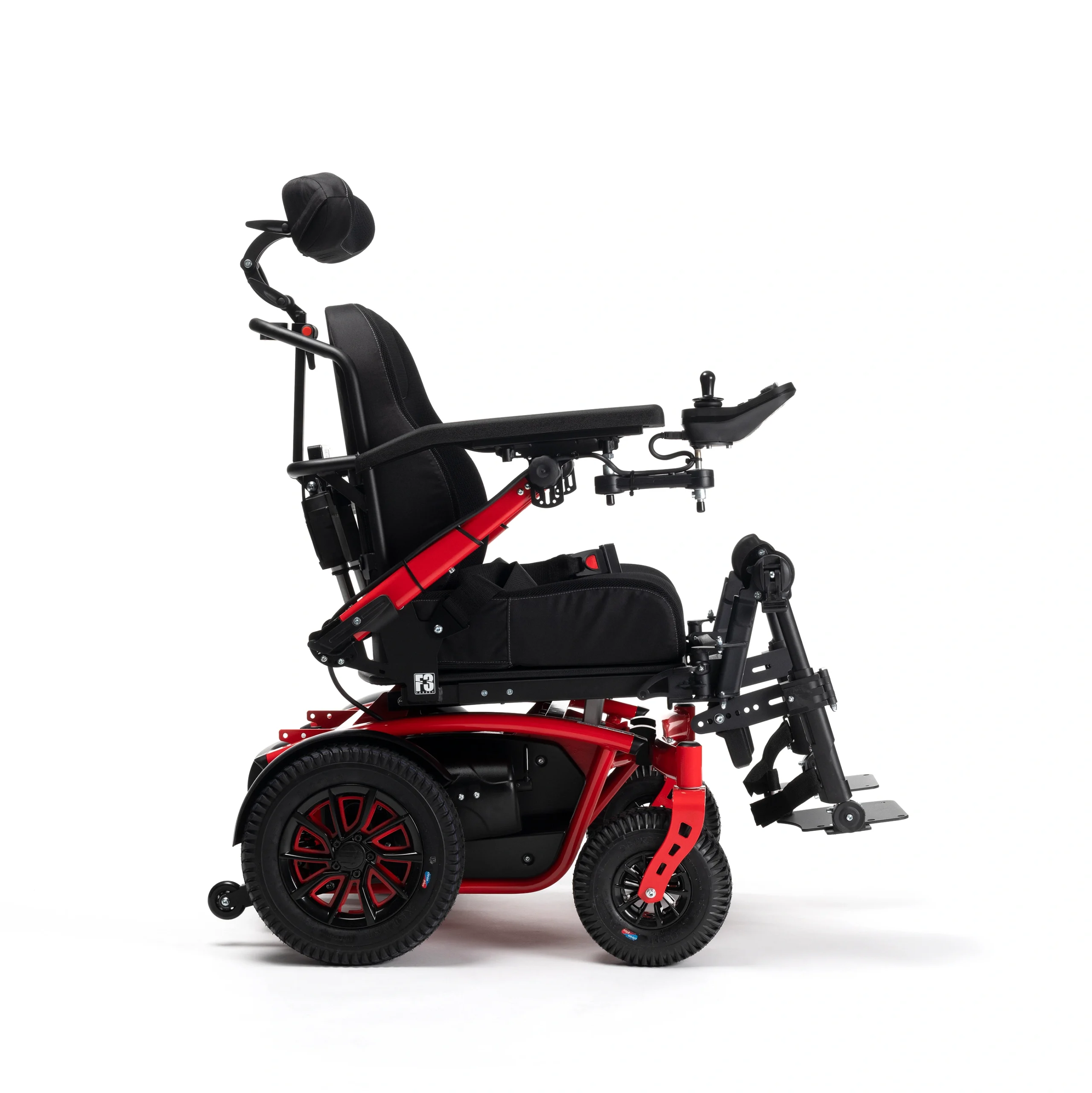 scaun cu rotile electric bariatric forest 3 plus vedere laterala